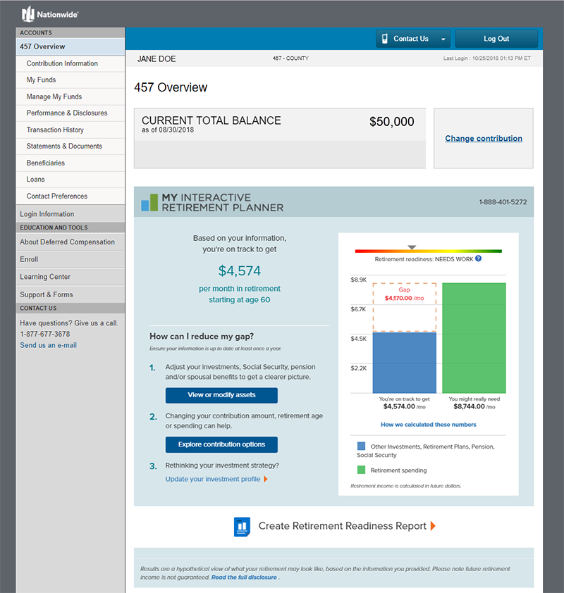 RSC Participant Dashboard